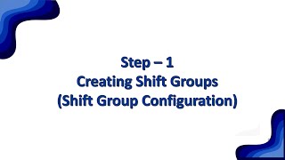 How to Create Shift Groups in Myflowsoft | HRMS Shift Management Tutorial