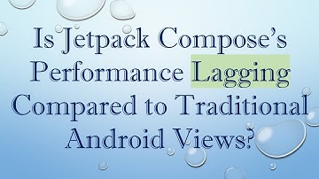 Is Jetpack Compose