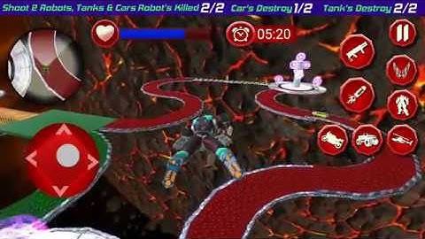 ► Impossible Flying Robot Battle - Transform Motorbike,Monster Truck,Robot