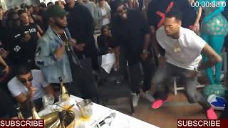 Chris Brown Dances to African music by Wizkid and Patoranking this kind Love 2