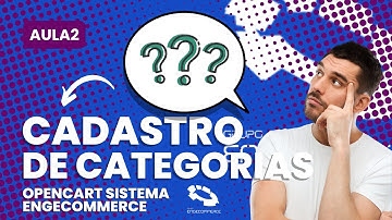Cadastro de Categoria - Opencart Sistema Engecommerce