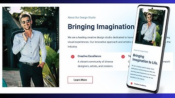 How To Design A Modern Responsive About Us Section using HTML & CSS