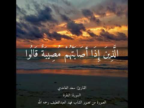 وبشر الصابرين القارئ سعد الغامدي