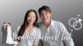 Wedding check list จัดงานแต่งต้องเตรียมอะไรบ้าง | akikoxakiko