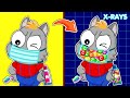 I have a Candy&#39;s Tooth | Little Angel | Dog Police Funny and Awkward Moments | Pica Kids Cartoon