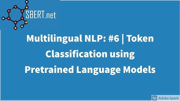 Multilingual NLP: #6 | Token Classification using Pretrained Language Models
