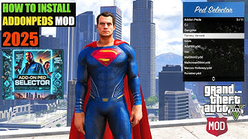 GTA 5: How to install Ped Selector Mod (ADDONPEDS) | GMZ STUDIO