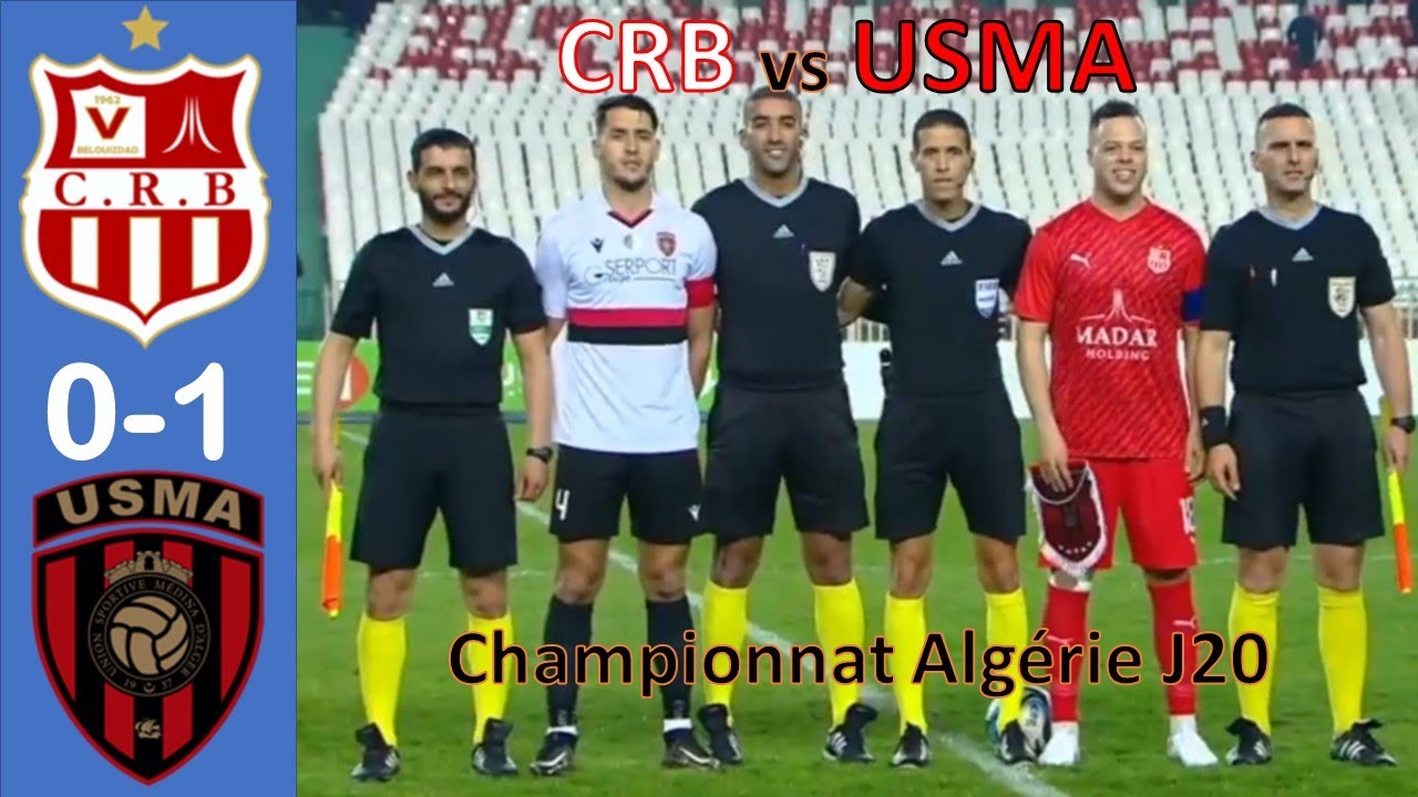résumé CRB 0-1 USMA j20 / شباب بلوزداد 0-1 اتحاد العاصمة