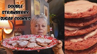 Double Strawberry Sugar Cookies! What's the Secret Ingredient??