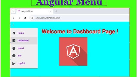 create sidenav menu bar in angular using material UI components | |Angular 18 - Material UI Tutorial