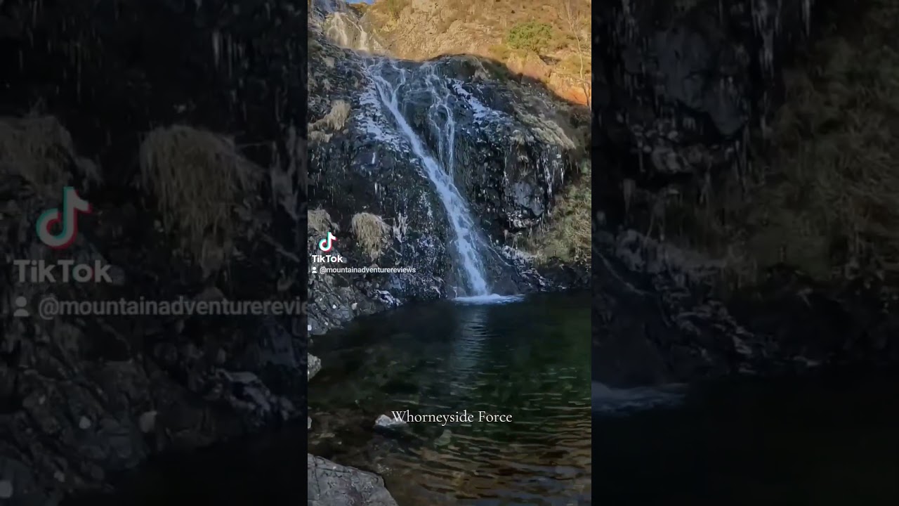 Whorneyside Force Waterfall on the way up to Crinkle Crags 