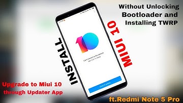 Install Miui 10 Global Beta on Redmi Note 5 Pro(Whyred) through Updater app