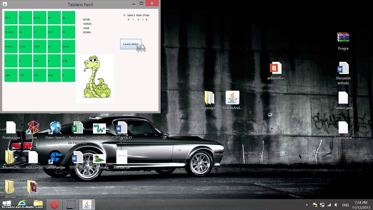 Snakes n ladders java - YouTube