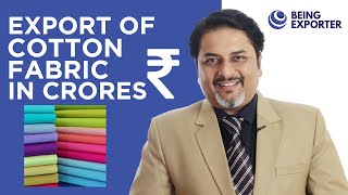 Export Of Fabric In Crores Bhagirath Goswami Being Exporter