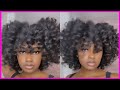 FLEXI ROD SET ON NATURAL BLOW DRIED HAIR | USING ONLY 13 RODS | IRIS DARSHELLE