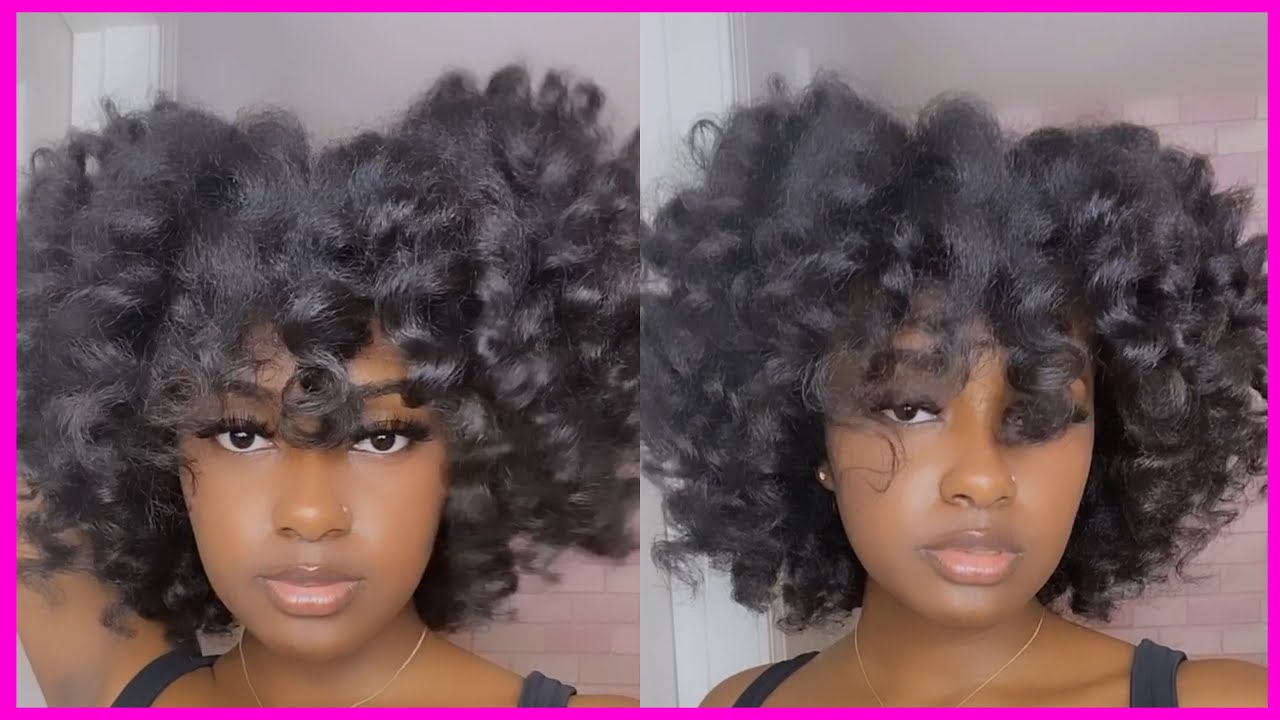 FLEXI ROD SET ON NATURAL BLOW DRIED HAIR | USING ONLY 13 RODS | IRIS DARSHELLE