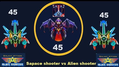 Alien Shooter vs Space Shooter: Galaxy Attack | Boss 44 Compare | By  New Apache Gamers