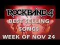 Rock Band 4 Best Selling Songs of the Week: Nov 24/15 - Goodbye Ed Sheeran!