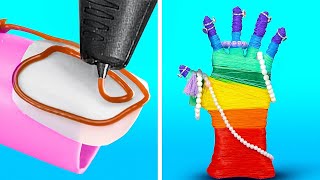 3D PEN VS GLUE GUN || ADORABLE CRAFTS ANYONE CAN REPEAT