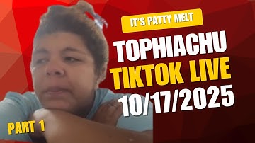 Tophiachu Tiktok Live 10/17/2025 (At Motel, Sad, Tired, Homeless) PART 1