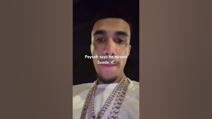 Peysoh Says He Misses $uede🕊️#peysoh #moneysignsuede