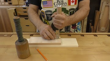 Chiseling Tips in Hardwood with Rob Cosman