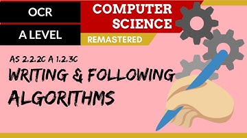 29. OCR A Level (H046-H446) SLR6 - 1.2 Writing & following algorithms