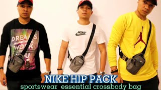 PAM PORMANG NIKE SPORTWEAR HIP PACK ESSENTIAL CROSSBODY BAG / REVIEWS AND ON BODY OUTFIT