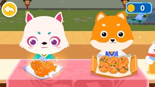 BAYI PANDA MEMASAK TAKOYAKI DAN TAIYAKI | RESTORAN JEPANG | DAPUR SUSHI BABYBUS INDONESIA screenshot 2