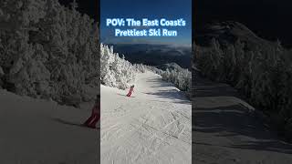 The PRETTIEST SKI RUN in the East Coast at Whiteface Mountain, NY