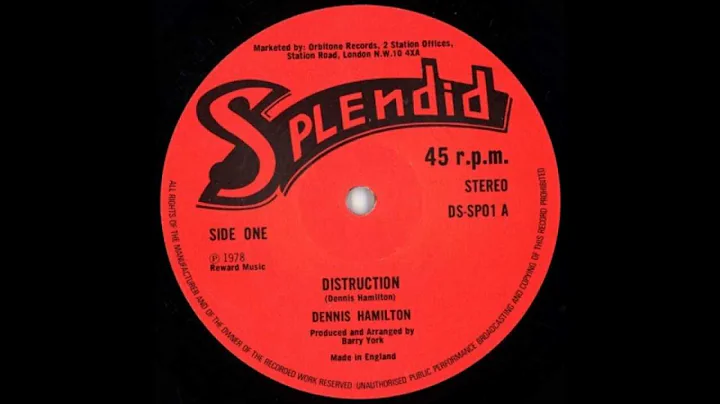 12'' Dennis Hamilton - Distruction (& Dub)
