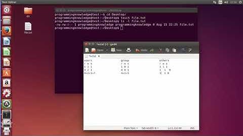 Ubuntu Lesson 19: Chmod Command - Tutorial For Beginners