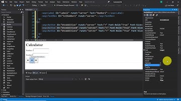ASP.NET Tutorial | Make a Simple Calculator using Controls(text box, label, button)