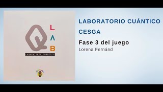 QLAB juego cuántico - Fase 3 del juego