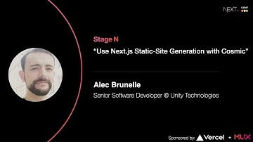 Use Next.js Static Site Generation with Cosmic - Alec Brunelle