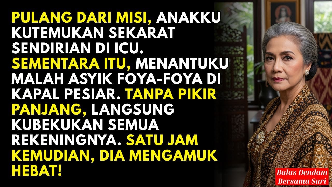 Aku Pulang, Anakku Sekarat di ICU... Menantuku Malah Pesta Mewah di Kapal Pesiar!