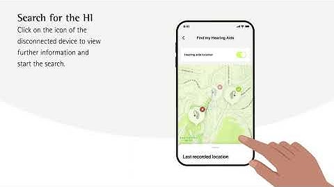 How to find my hearing aids?