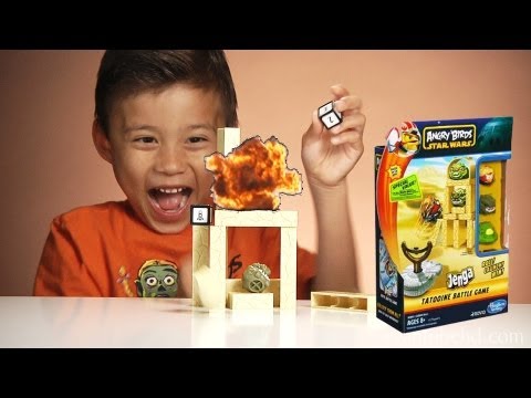 Angry Birds STAR WARS: JENGA TATOOINE BATTLE GAME Toy - Review & Unboxing