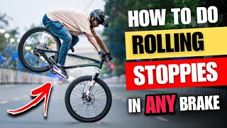 HOW TO DO A ROLLING STOPPIE? | IN ANY BRAKE
