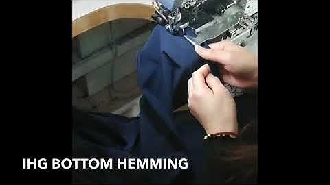 Lock Stitch Bottom Hemming Machine with Reverse Folder ( for non-skilled operator)