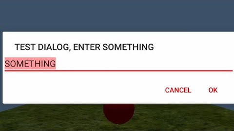 ITsMagic Engine - Creating InputDialog (Java)