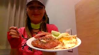 Midnight Mukbang Burps And Belly Showing,Asmr,No Talking