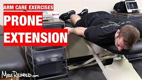 Prone Extension Exercise - Arm Care Shoulder Program