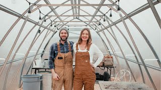 Making This Greenhouse Grow in Winter (+ Skillet Supper)