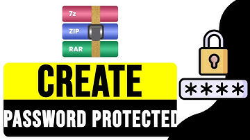 How to CREATE PASSWORD PROTECTED ZIP 2025 | Encrypt ZIP File with Password