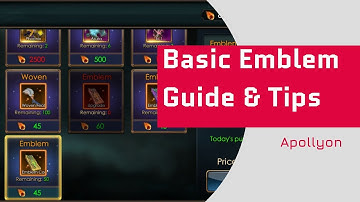 Legacy Of Discord - Emblem Guide & Tips - Apollyon