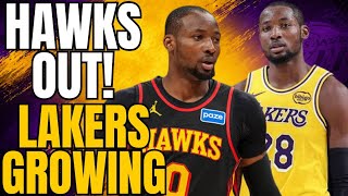 HAWKS OUT ON KUMINGA! LAKERS CHANCES GROWING BY THE SECOND!