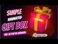 Gift Box Animation in Blender | Easy 3D Modeling for Beginners