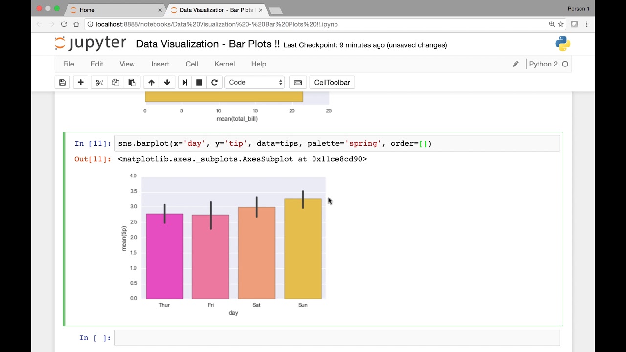 Seaborn Bar Plot Part 1 YouTube