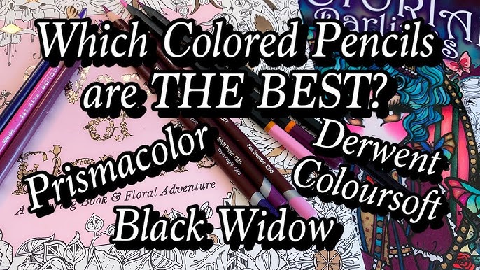 Black Widow Monarch Colored Pencils For Adult Coloring - 48 Coloring  Pencils With Smooth Pigments - Best Color Pencil Set For Adult Coloring  Books An - Imported Products from USA - iBhejo